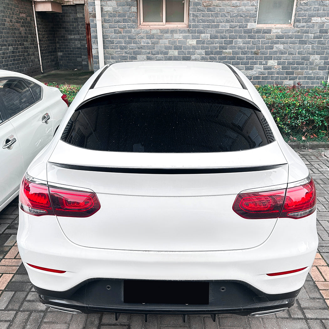 A Style Gloss Black Roof Spoiler for Mercedes Benz C253 GLC Coupe 15-22