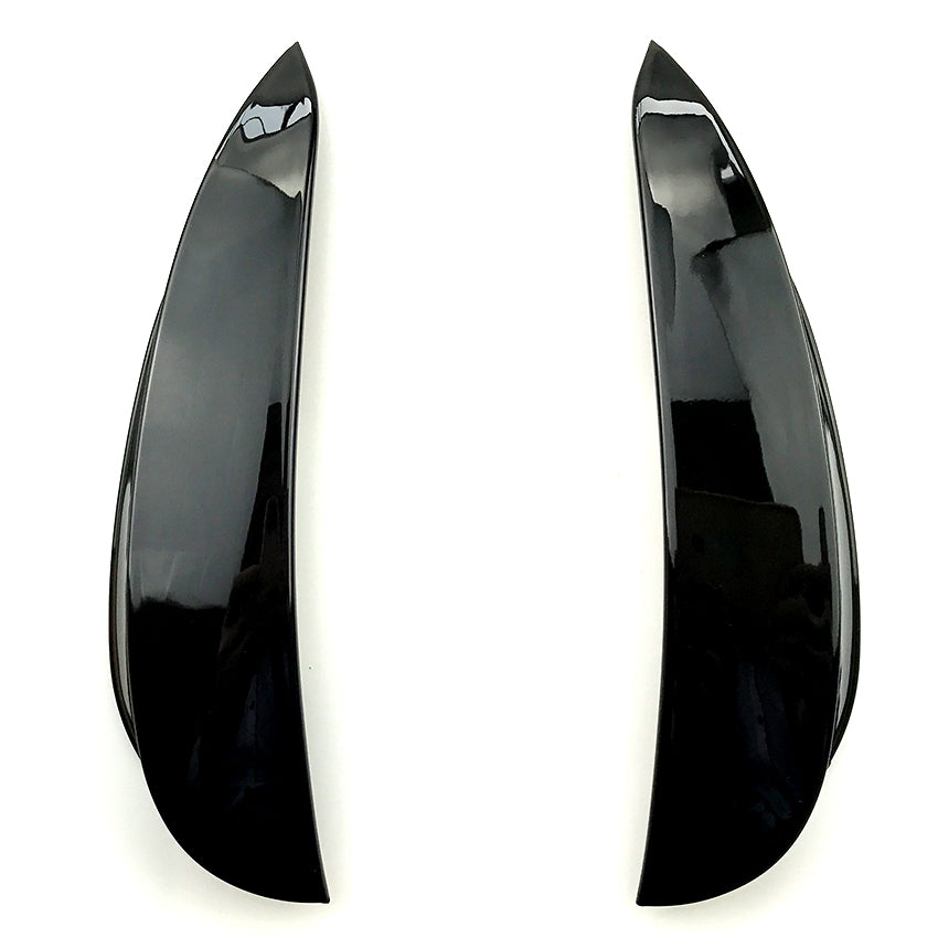 Gloss Black Front Bumper Trims for Mercedes Benz W213 C238 E Class AMG 16-20 - Carbon Factory