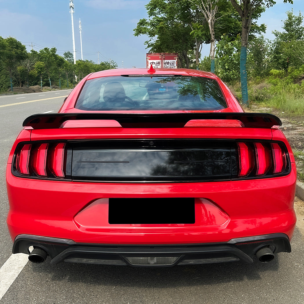 GT2 Style Gloss Black Boot Spoiler for Ford Mustang S550 MK6 15-23