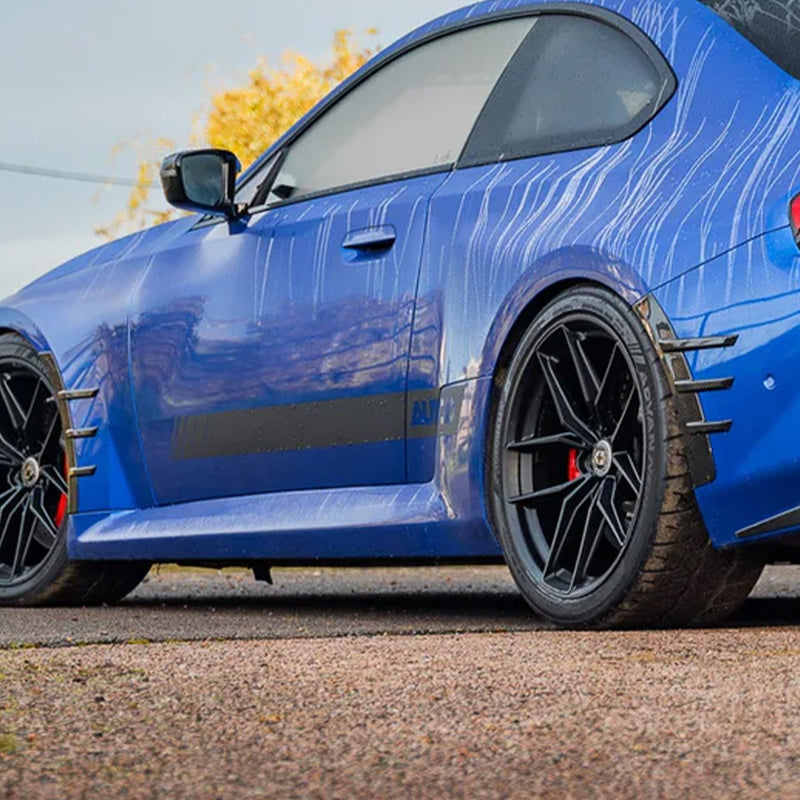Gloss Black Wheel Arche Trims for BMW G87 M2 23-Present