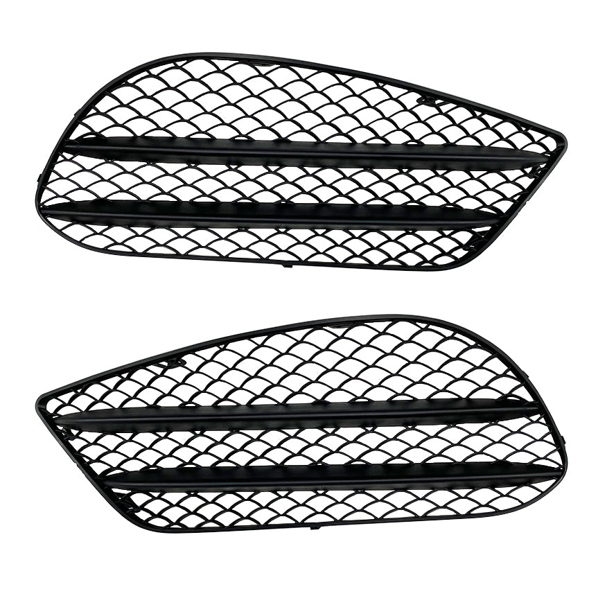 Gloss Black Front Bumper Grille for Mercedes Benz C207 E Class Coupe AMG 13-17 - Carbon Factory
