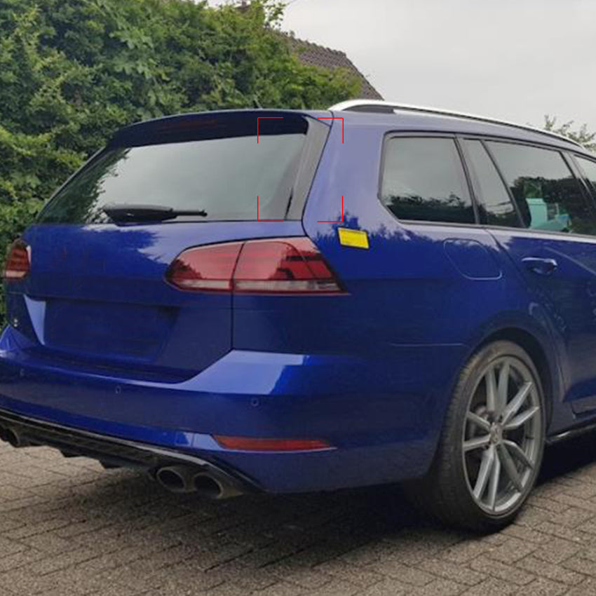 Gloss Black Side Spoiler for VW Golf MK7 MK7.5  Variant 14-20