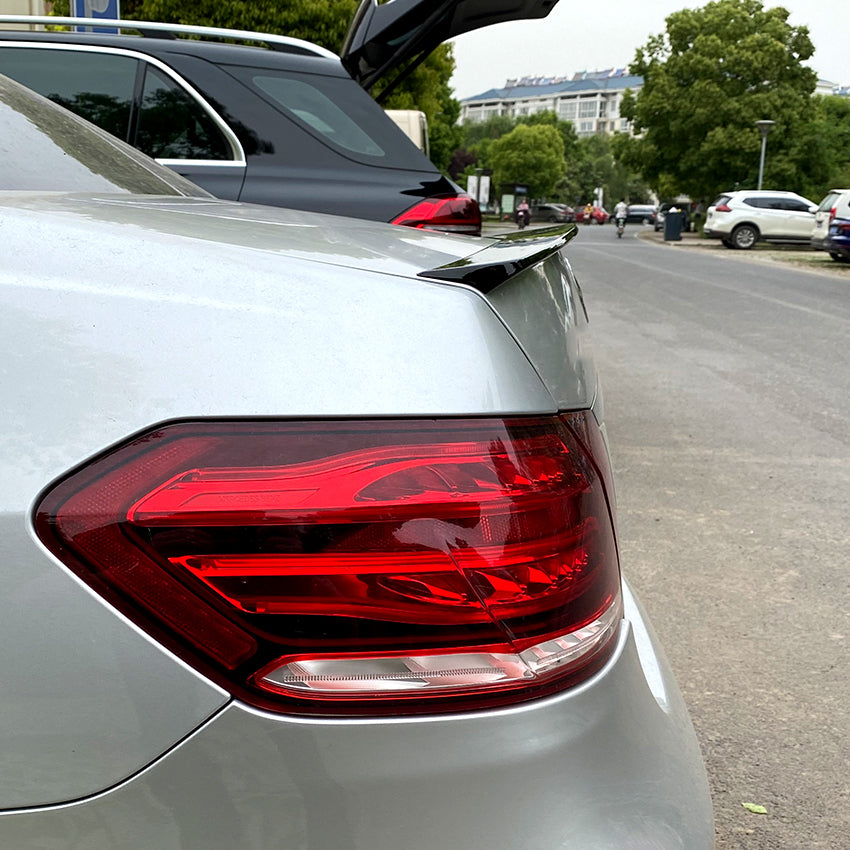 AMG Style Gloss Black Boot Spoiler for Mercedes Benz W212 E Class Saloon AMG 10-17 - Carbon Factory