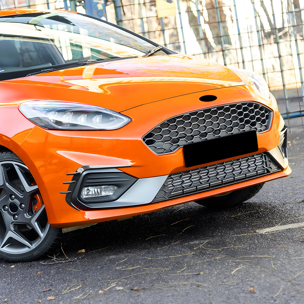 Gloss Black Front Bumper Trims for Ford Fiesta ST B479 MK8 18-20