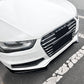 V Style Gloss Black Front Splitter for Audi B8.5 S4 & A4 S Line 13-15
