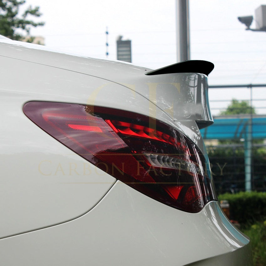 V Style Gloss Black Boot Spoiler for Mercedes Benz W117 CLA 13-19 - Carbon Factory