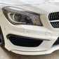 Gloss Black Front Canards (bottom) for Mercedes Benz W117 CLA AMG 13-15