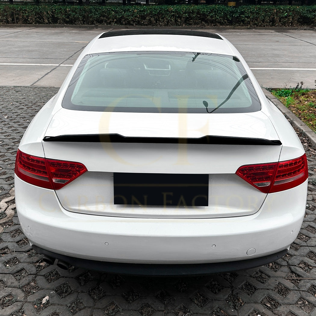 V Style Gloss Black Boot Spoiler for Audi B8 B8.5 A5 S5 RS5 2 Door 07-16 - Carbon Factory