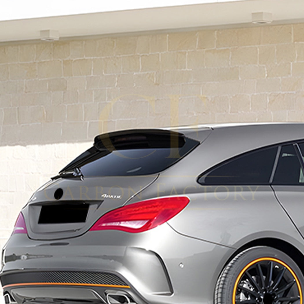 Gloss Black Side Spoiler for Mercedes Benz W117 CLA Estate 13-19 - Carbon Factory