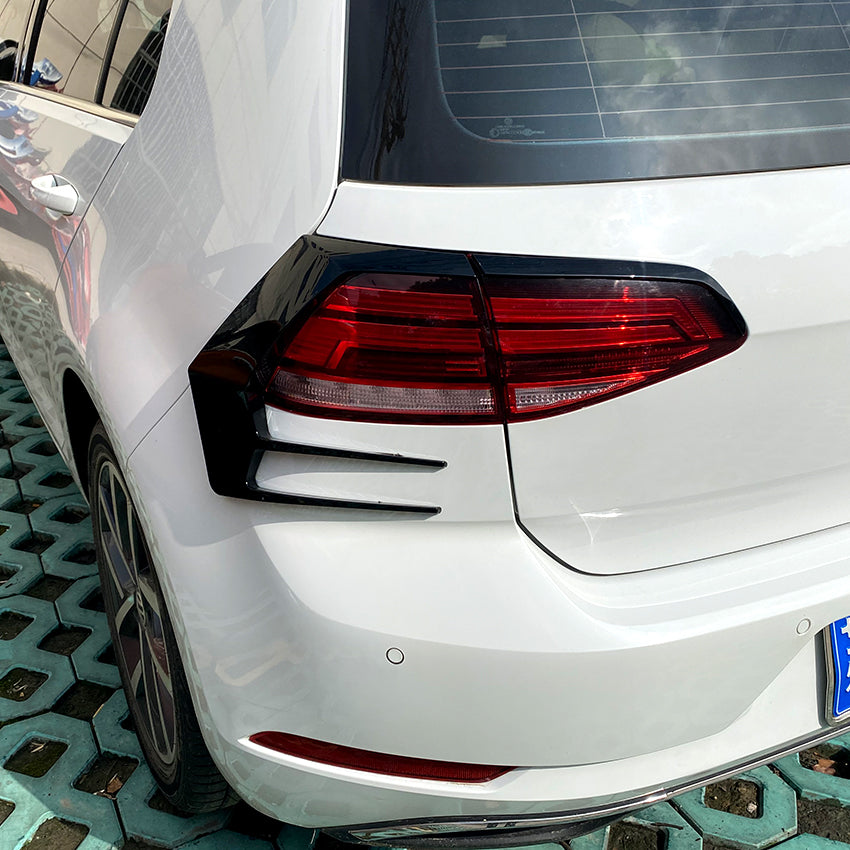 V1 Gloss Black Rear Light Trims for VW Golf MK7.5 17-20