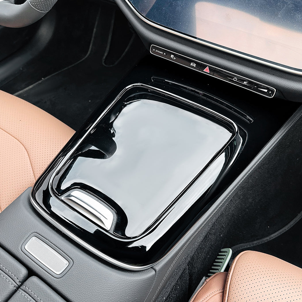 Gloss Black Front Interior Trims for Mercedes Benz W214 E Class 24-Present - Carbon Factory