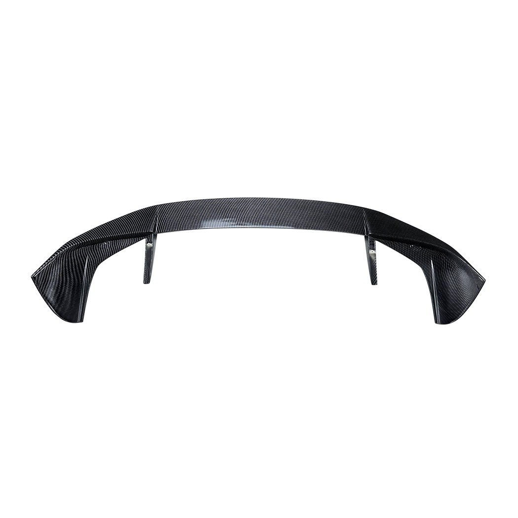 Gloss black roof spoiler for BMW G01 X3 and ix3, stylish accessory enhancing vehicle aerodynamics and appearance.