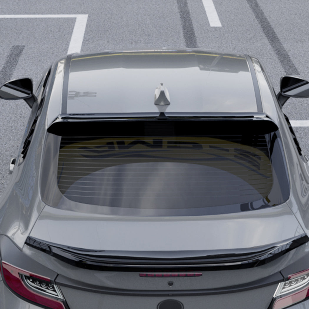V Style Gloss Black Roof Spoiler for Toyota GR86 22-26