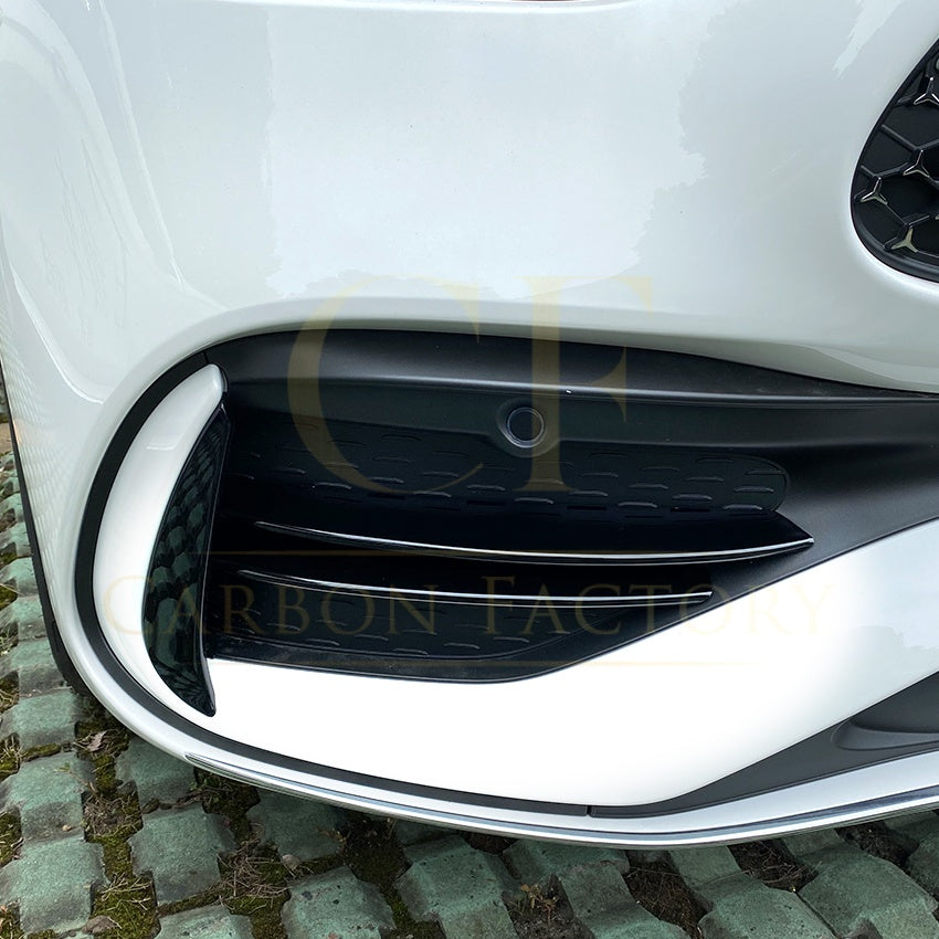 Gloss Black Front Grille Trims for Mercedes Benz W206 C Class 22-Present - Carbon Factory