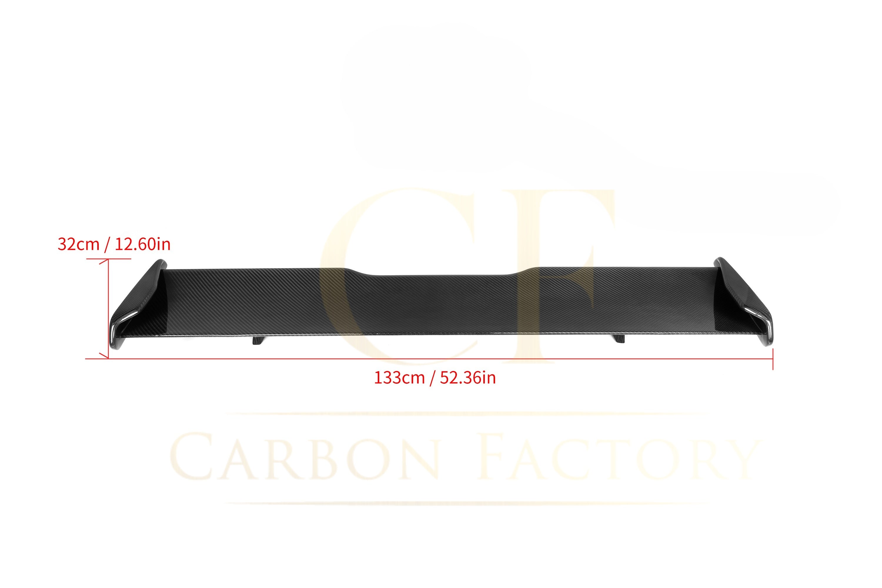 MP Style Universal Pre-preg Carbon Fibre GT Spoiler - Carbon Factory