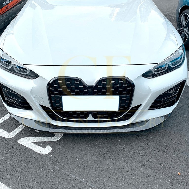MP Style Gloss Black Front Splitter for BMW 4 Series G22 G23 20-23 - Carbon Factory