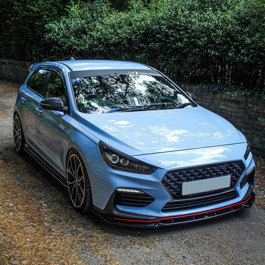 Gloss Black Headlight Trims for Hyundai i30 i30N MK3 17-19