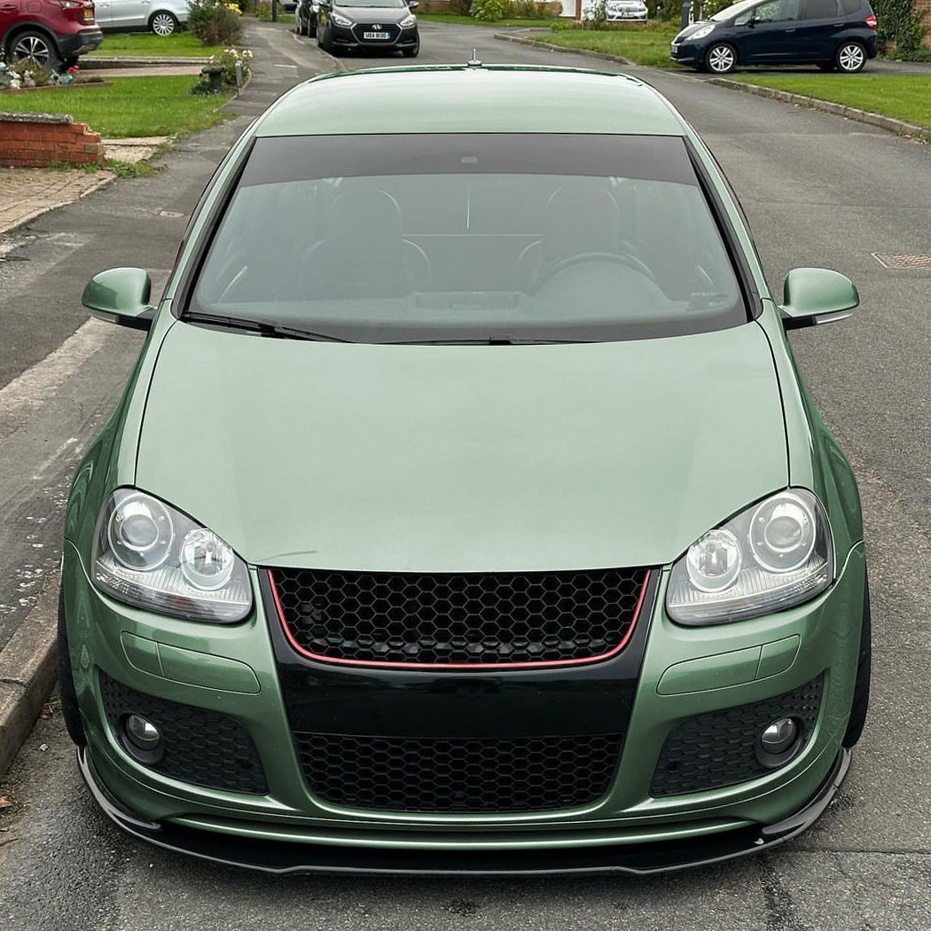 Gloss Black Front Splitter for VW Golf MK5 GTI 03-08