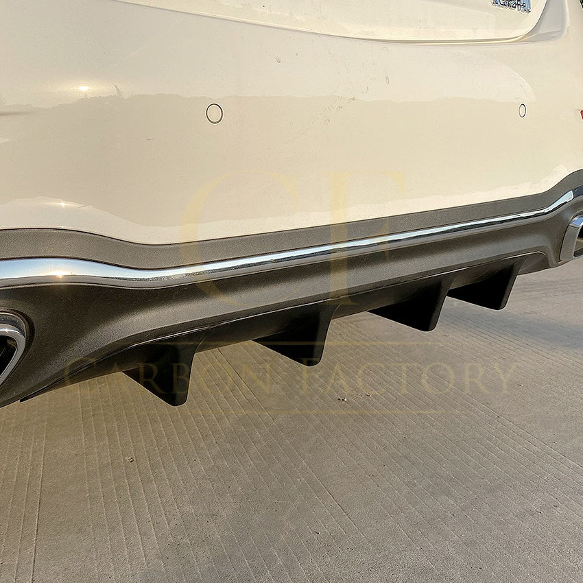OEM Style Matt Black Rear Diffuser for Mercedes Benz W206 C Class 22-Present - Carbon Factory