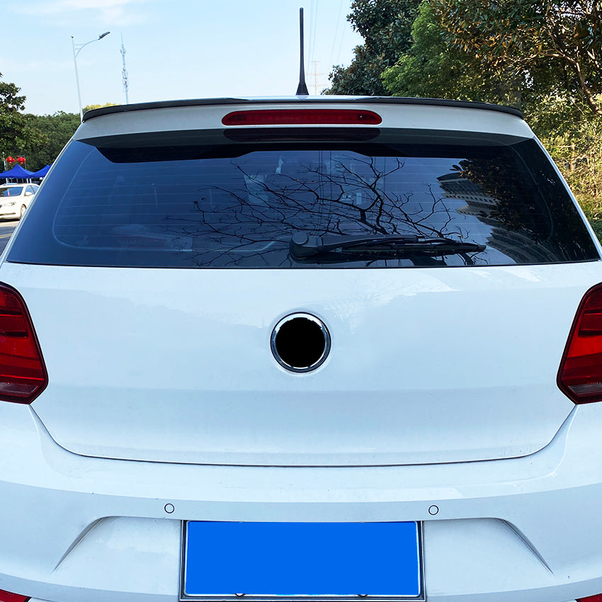 Max Style Gloss Black Roof Spoiler for VW Polo MK5 6R 6C 10-17 Standard model