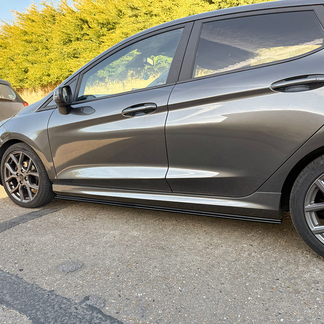 Gloss Black Side Skirts for Ford Fiesta ST B479 MK8 MK8.5 18-23
