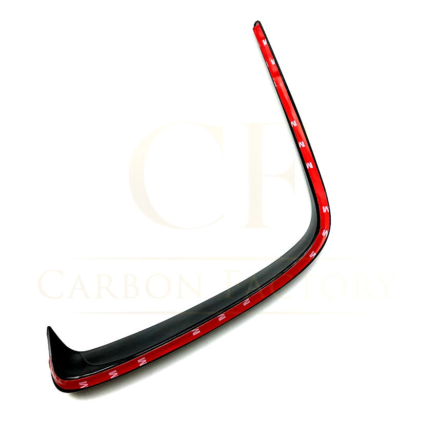 Gloss Black Rear Bumper Trims for Mercedes Benz W176 A Class 13-18
