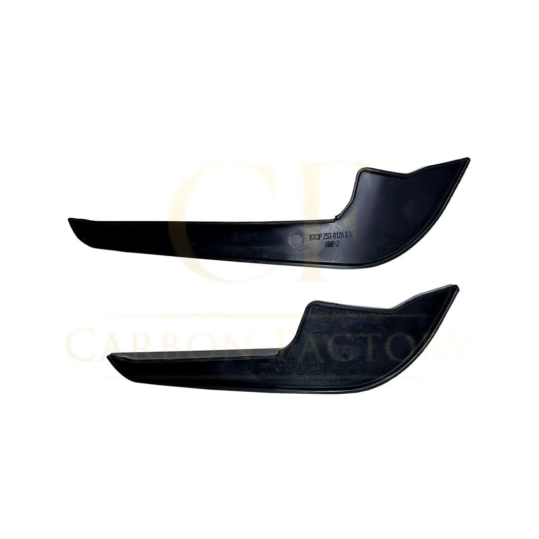 Gloss Black Front Canards for Audi 8Y RS3 20-24 - Carbon Factory