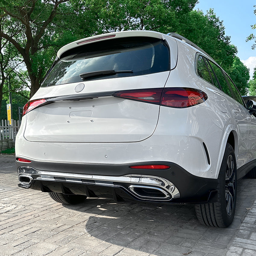 A Style Gloss Black Diffuser for Mercedes Benz X254 GLC SUV 23-26