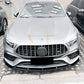V Style Gloss Black Front Splitter for Mercedes Benz W177 A Class A45 & A45S 18-22
