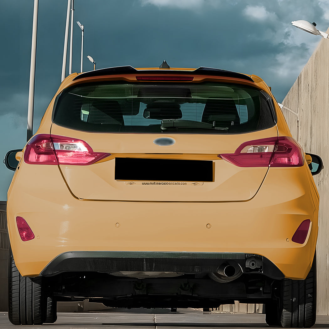Gloss Black Roof Spoiler for Ford Fiesta B479 MK8 18-23