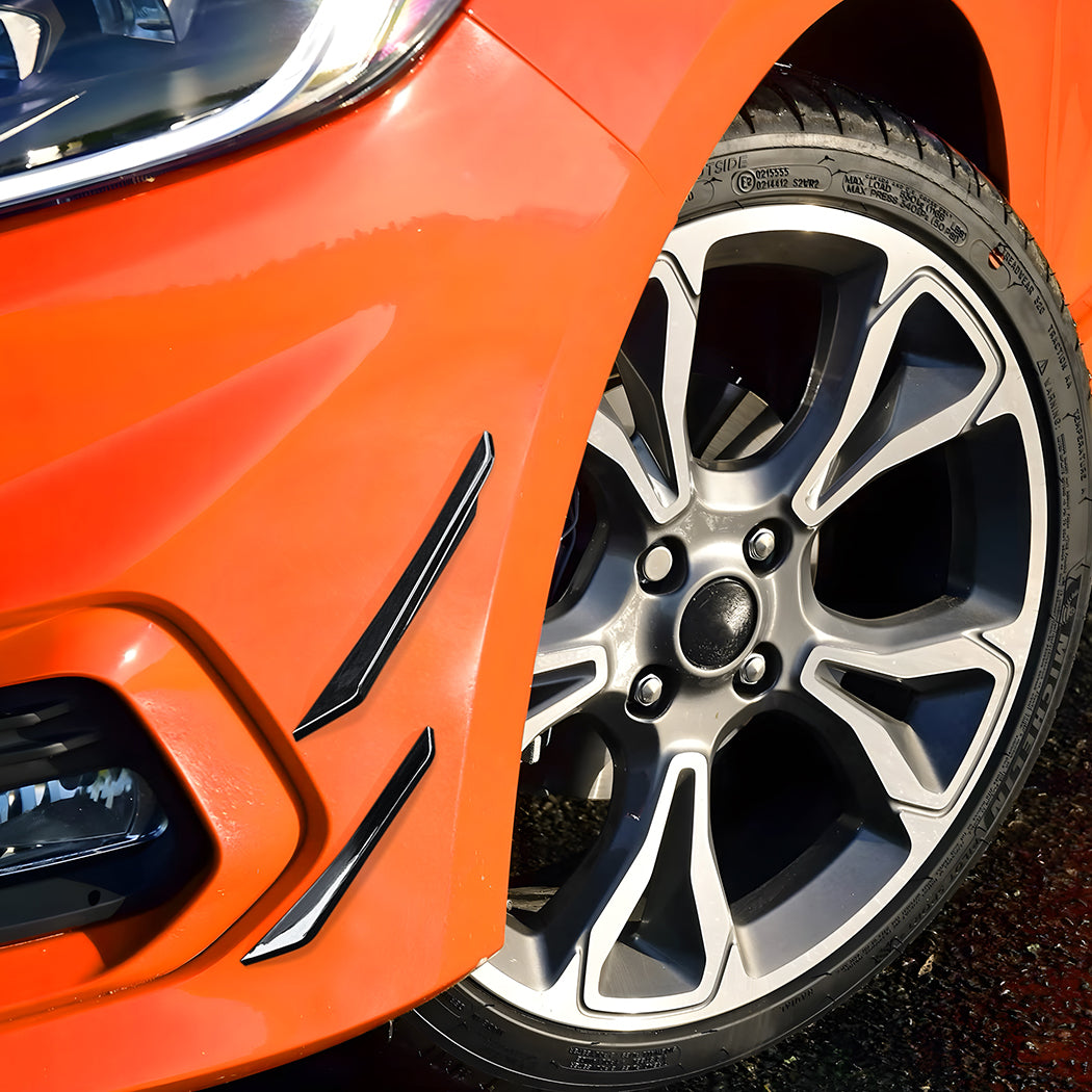 Gloss Black Front Canards for Ford Fiesta ST B479 MK8 18-20