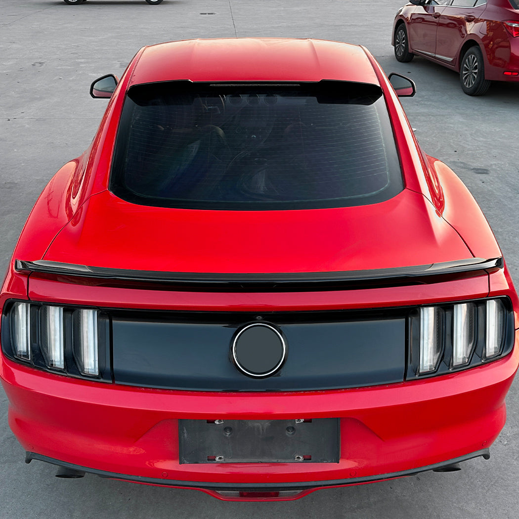 Gloss Black Roof Spoiler for Ford Mustang S550 MK6 15-23