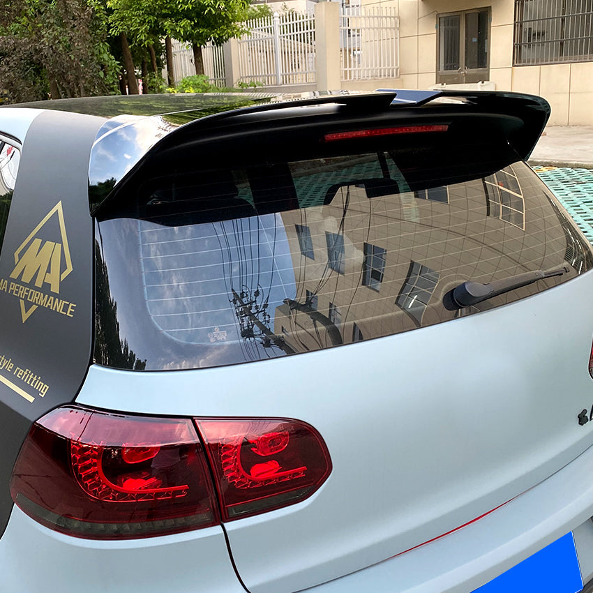OT Style Gloss Black Roof Spoiler for VW Golf MK6 GTI & R 08-12
