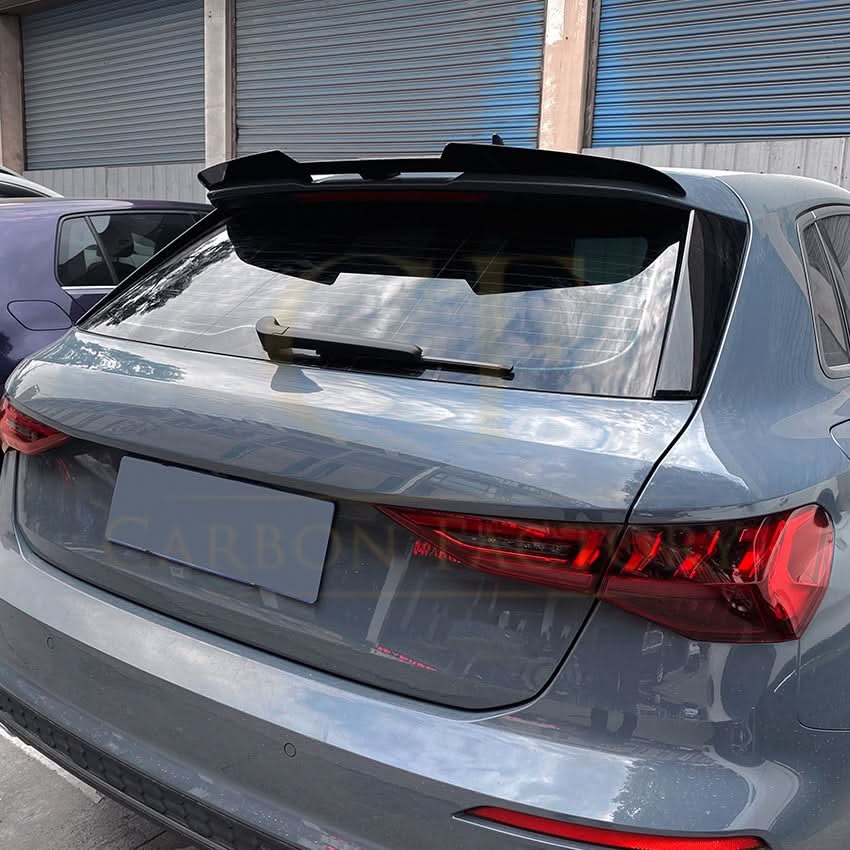 Max Style Gloss Black Roof Spoiler for Audi A3 S3 RS3 8Y Sportback 20-Present - Carbon Factory