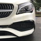 Gloss Black Front Canards (4 pcs) for Mercedes Benz W117 CLA AMG 16-19