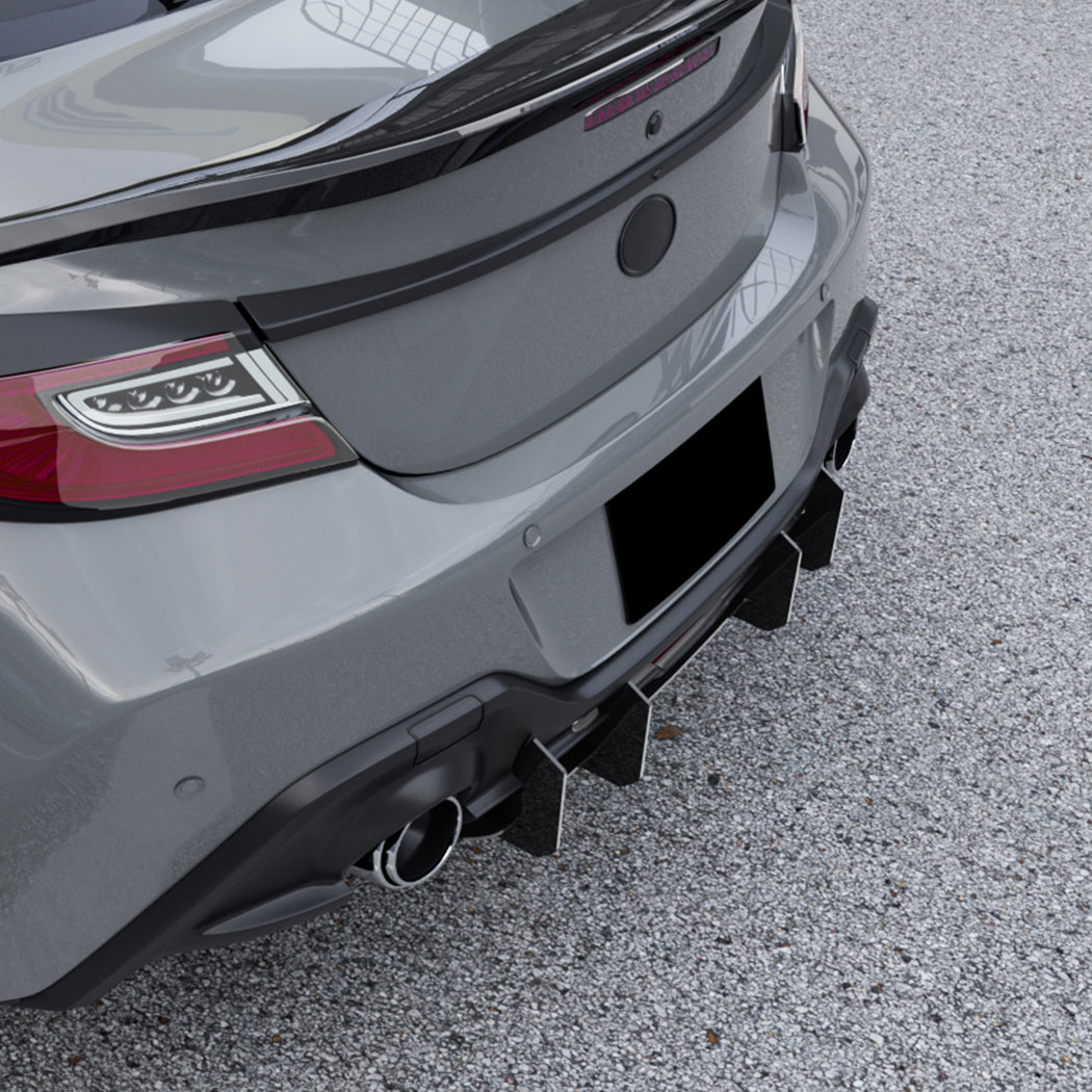 TR Style Gloss Black Rear Diffuser for Toyota GR86 22-26