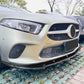 V Style Gloss Black Front Splitter for Mercedes Benz W177 A Class 18-25