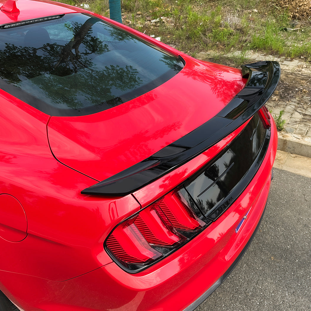 GT2 Style Gloss Black Boot Spoiler for Ford Mustang S550 MK6 15-23