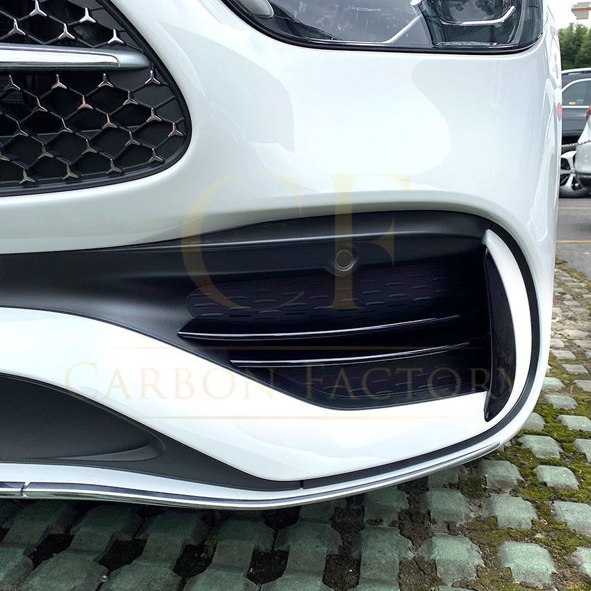 Gloss Black Front Grille Trims for Mercedes Benz W206 C Class 22-Present - Carbon Factory