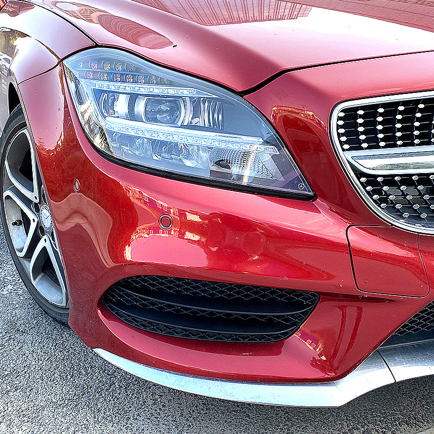 Gloss Black Front Side Grilles for Mercedes Benz C218 CLS 15-18