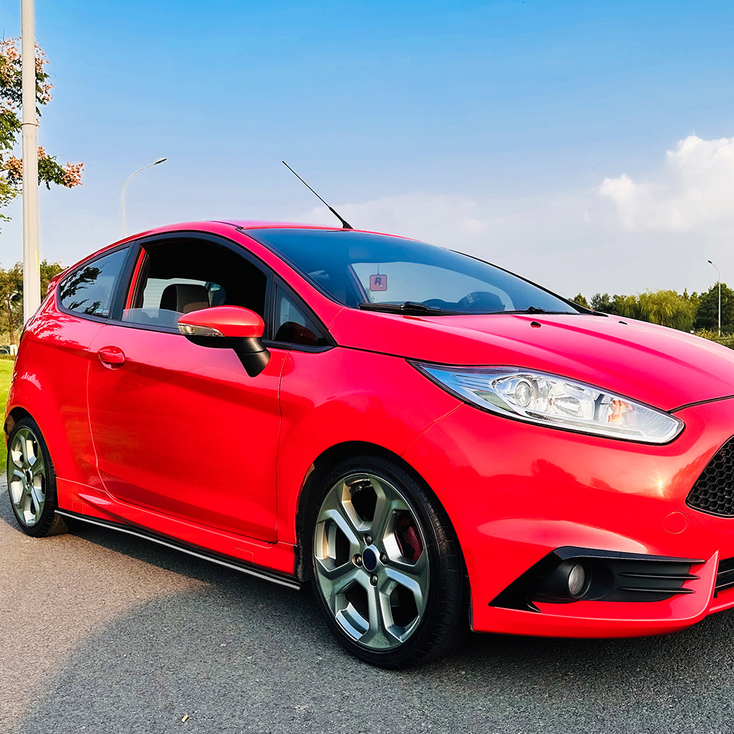 Gloss Black Side Skirts for Ford Fiesta ST B299 MK7 MK7 08-17