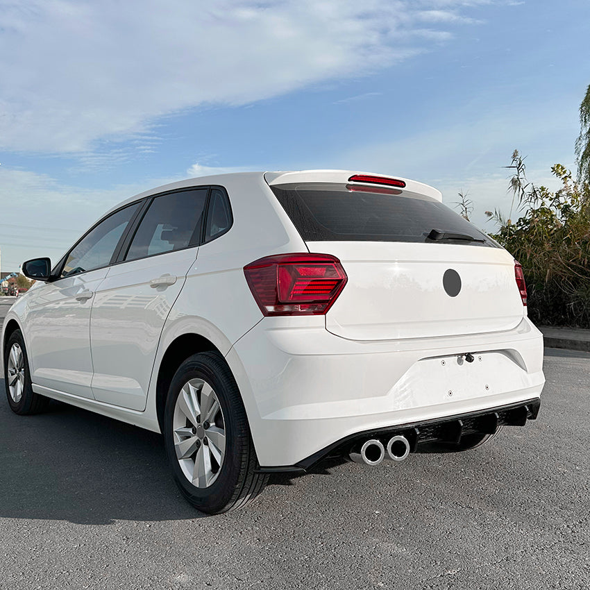 OT Style Gloss Black Diffuser for VW Polo MK6 Standard model 18-26