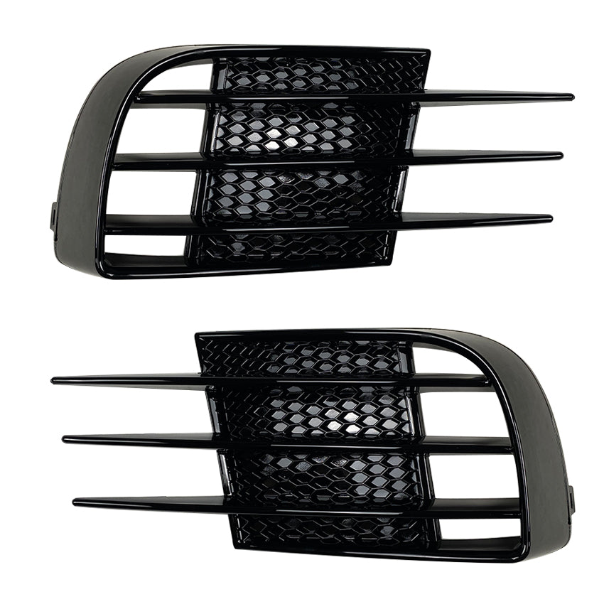 Gloss Black Front Bumper Trims for VW Golf MK6 GTI GTD 08-12