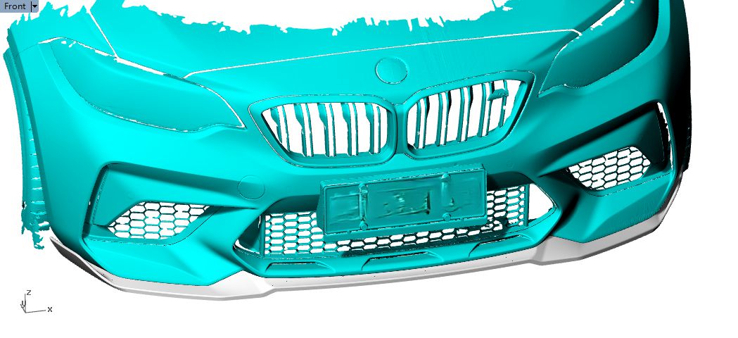 A Style Carbon Fibre Front Splitter for BMW F87 M2C Competition 16-21-Carbon Factory