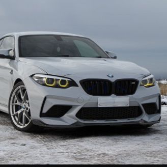A Style Carbon Fibre Front Splitter for BMW F87 M2C Competition 16-21-Carbon Factory