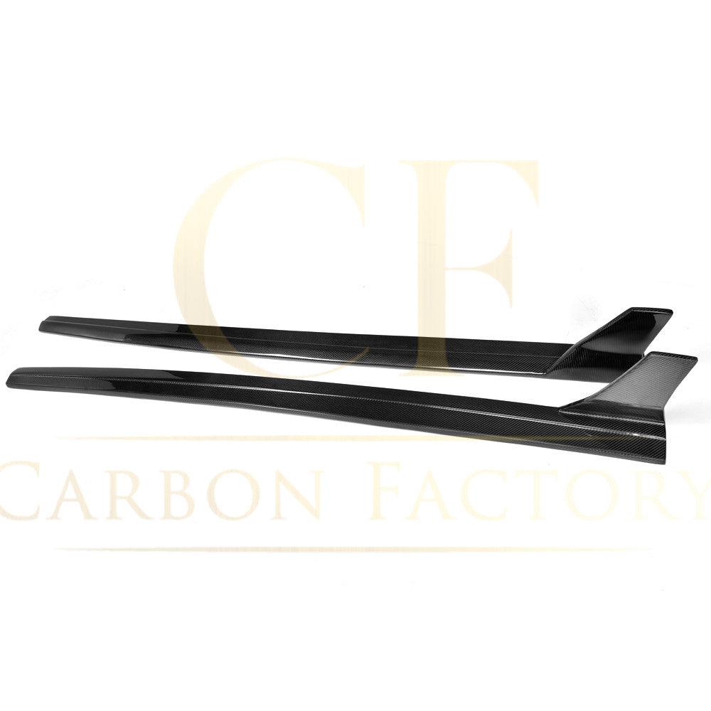 A Style Carbon Fibre Side Skirts for Audi A3 S3 Saloon S Line 13-19-Carbon Factory