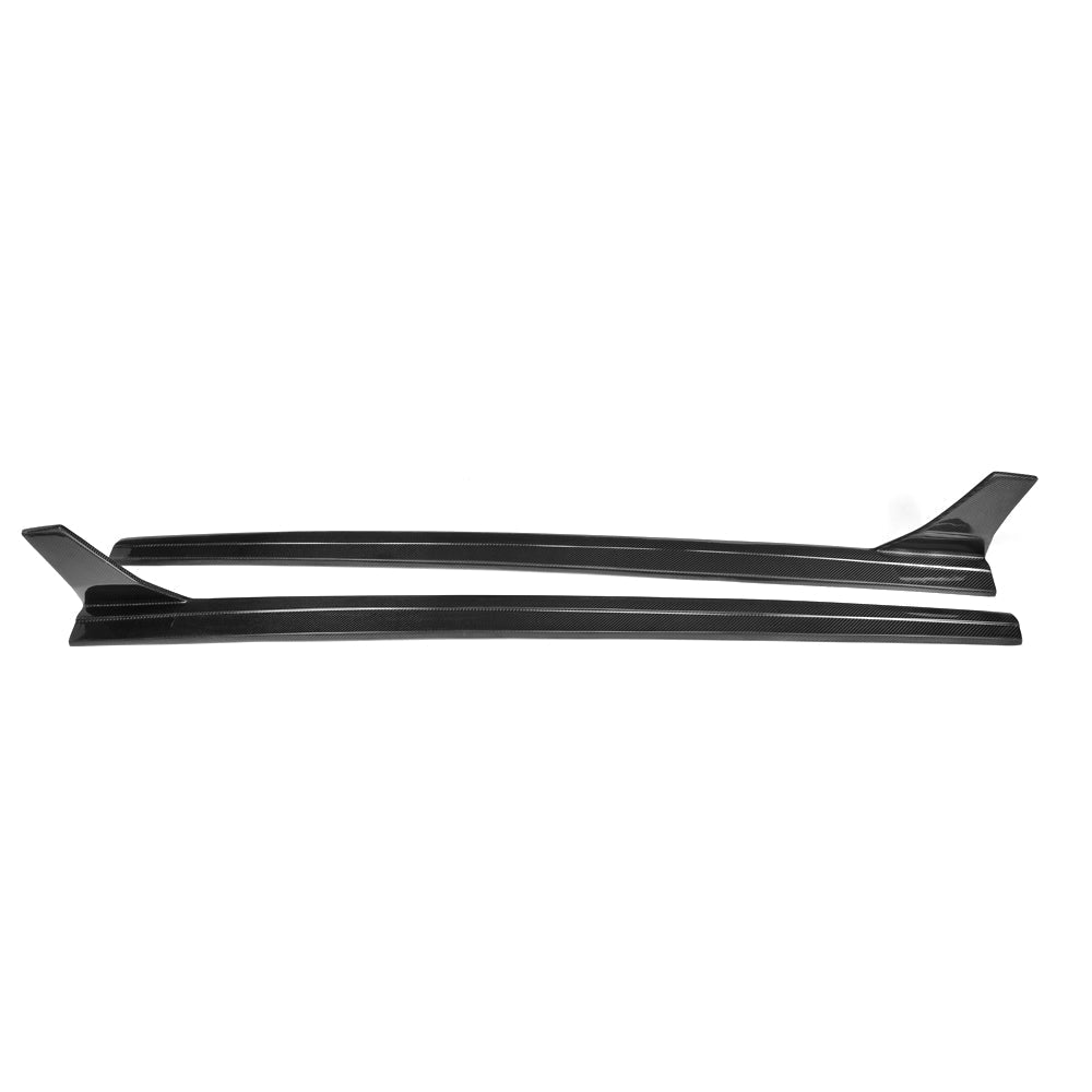 A Style Carbon Fibre Side Skirts for Audi A3 S3 Saloon S Line 13-19-Carbon Factory