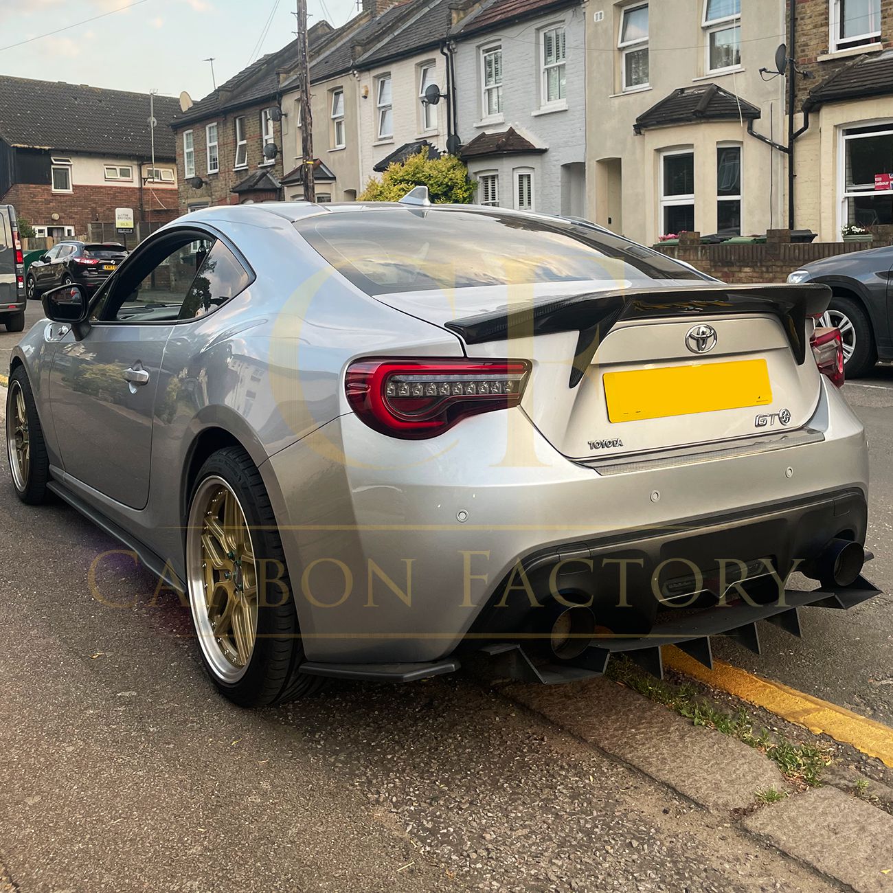 AB Style Carbon Fibre Boot Spoiler for Toyota GT86 12-20-Carbon Factory