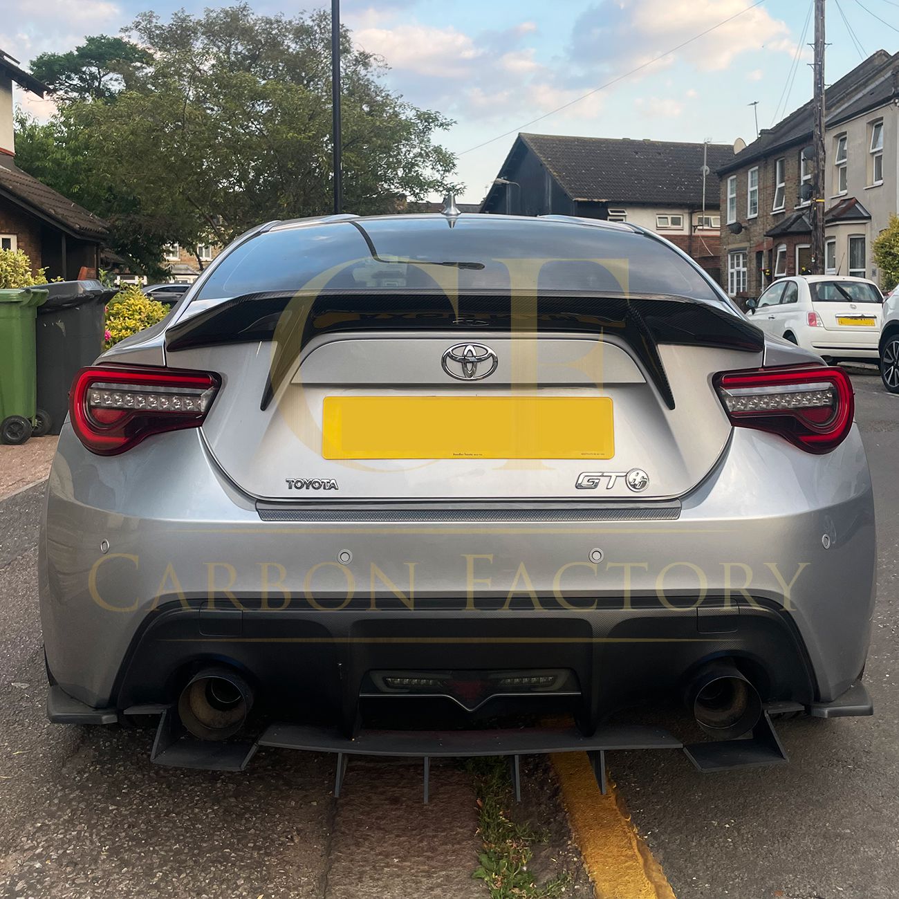 AB Style Carbon Fibre Boot Spoiler for Toyota GT86 12-20-Carbon Factory