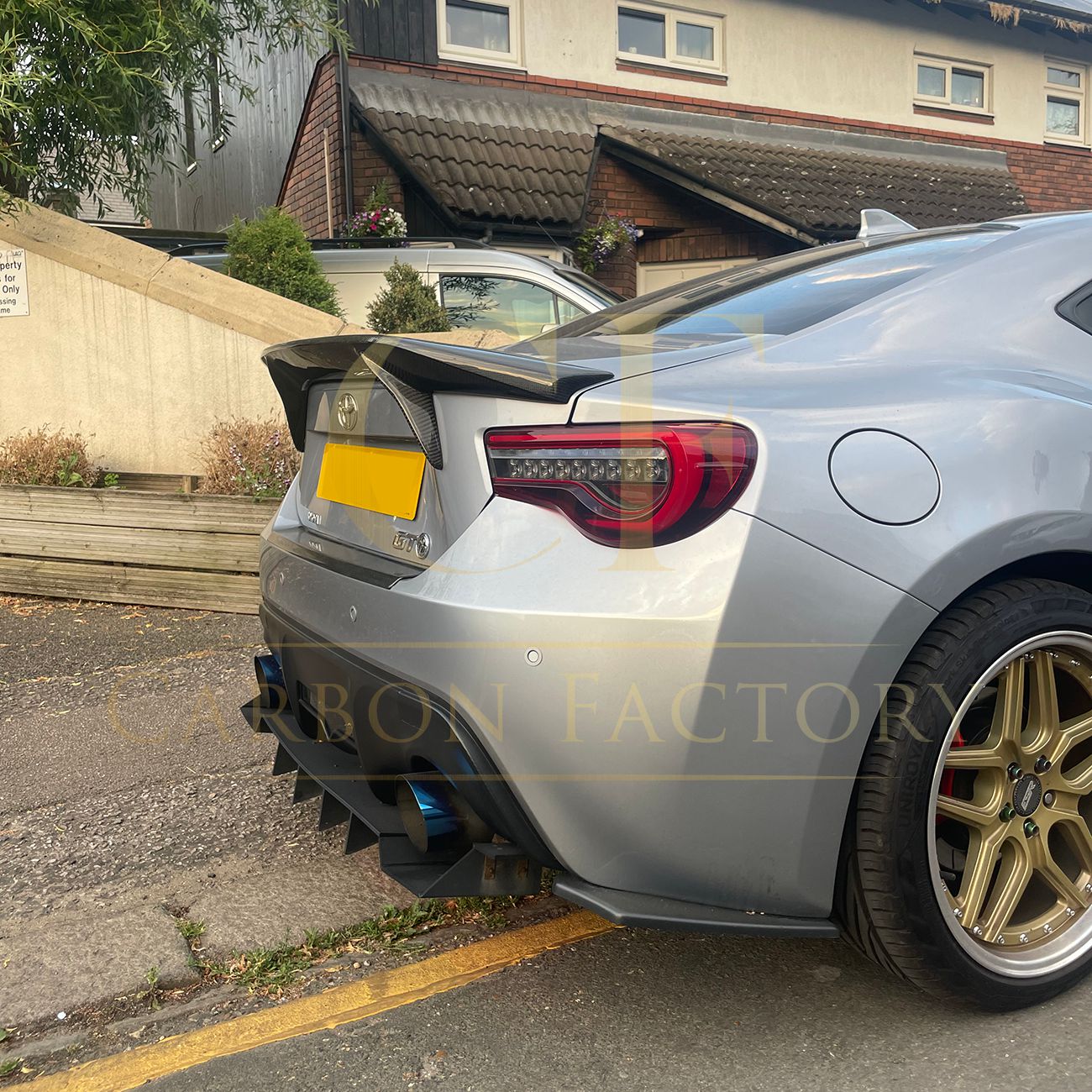 AB Style Carbon Fibre Boot Spoiler for Toyota GT86 12-20-Carbon Factory